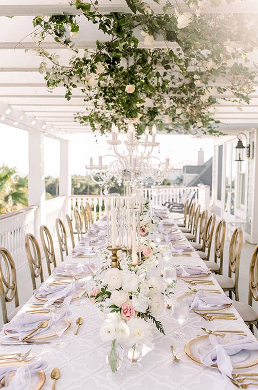 Christina Shanahan & James Davie Table Setup