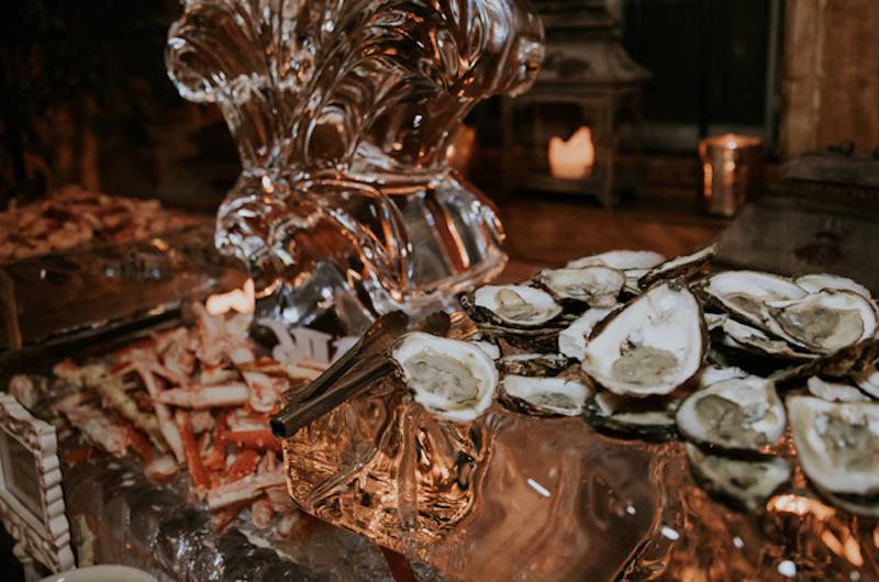Paige Winesette And Drew Kiser Real Wedding Reception Oysters