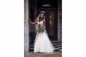 Annesdale Wedding and Events Mansion Doorway bride by brick wall