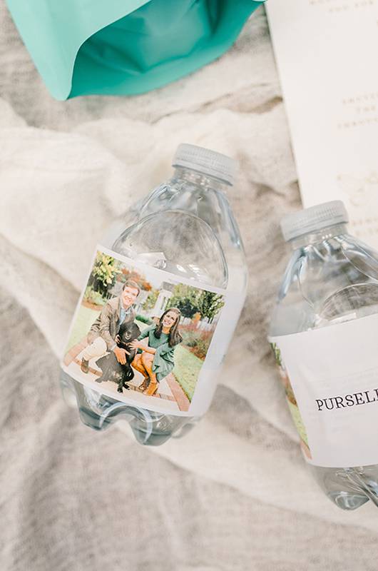 Kerry Franks and Trey Early Hamilton Place At Pursell Farms Real Wedding Water Bottle 