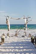 Hilton San Destin Beach Ceremony Set Up