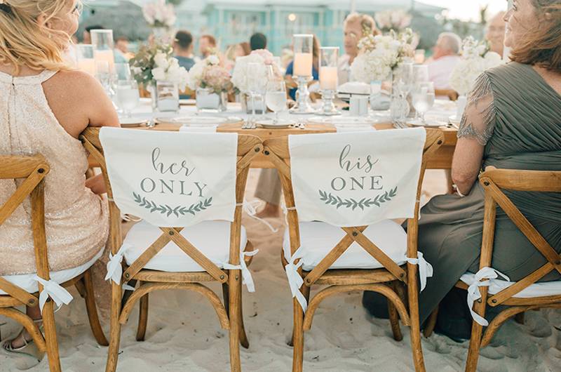 Courtney Hannan & Matthew Woltz Sandals Resort Bride And Groom Seating 