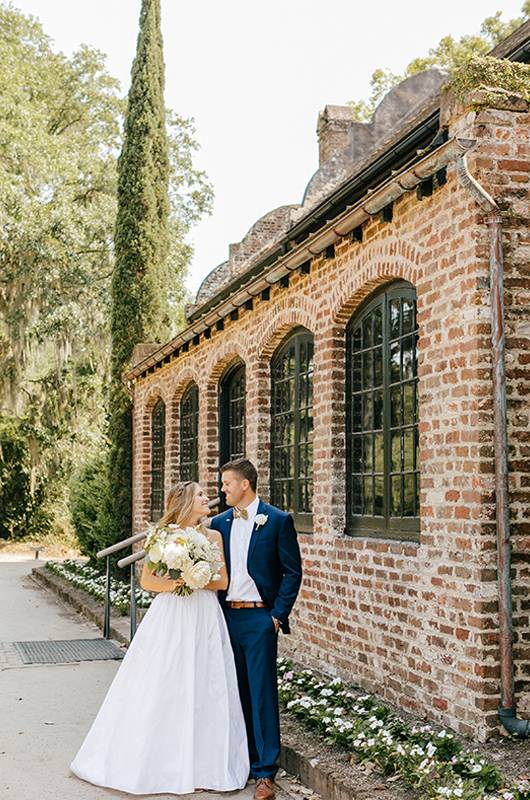 Brittany Knox And Tom Mueller Couple By House Wall