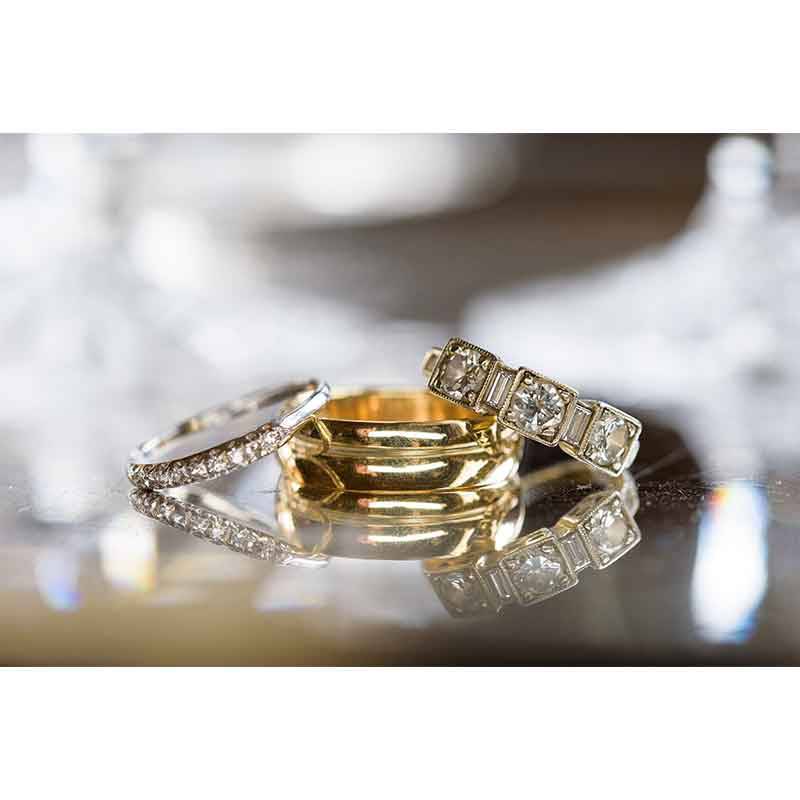 Real Wedding Rebecca Burks Hunter Coleman Rings