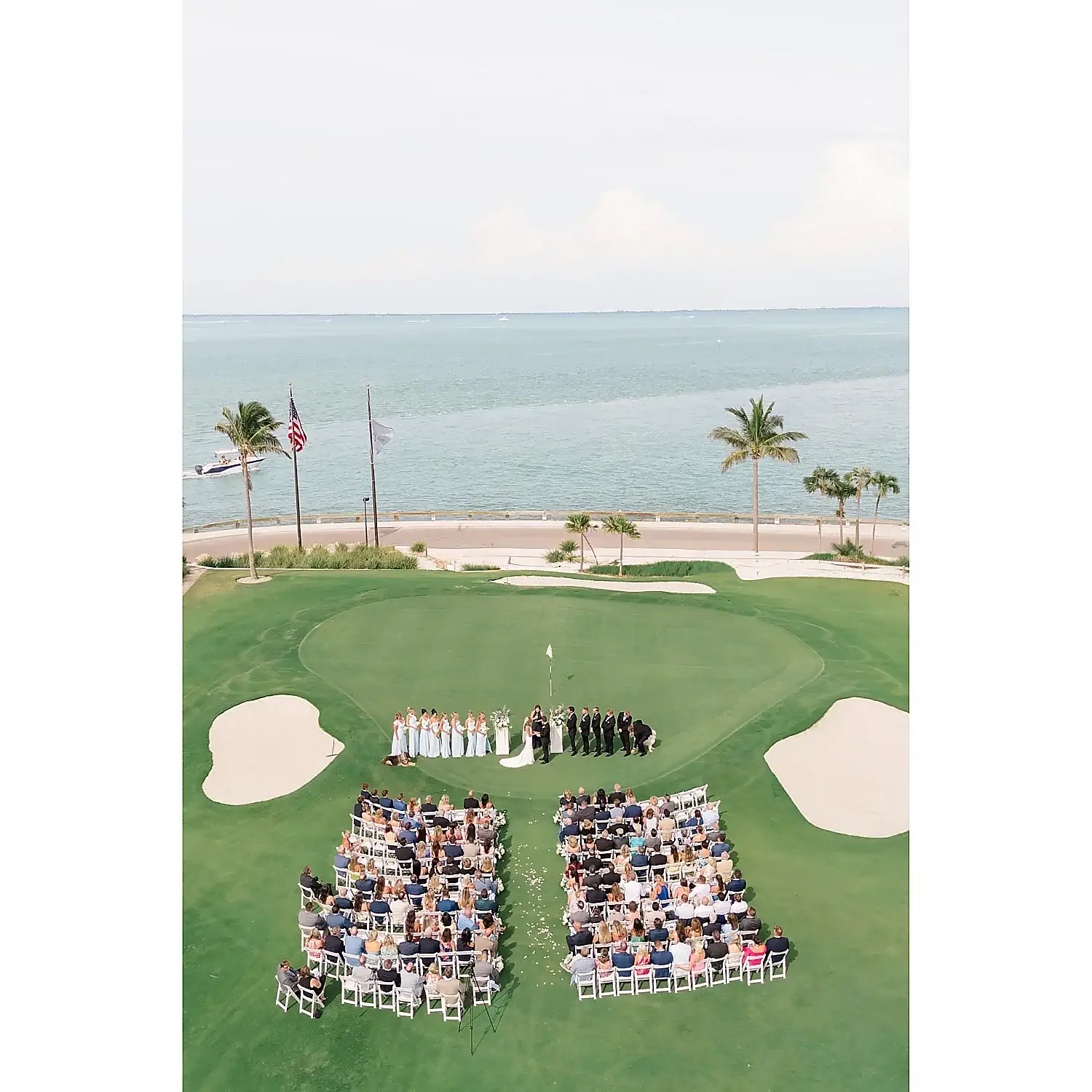 Susan Elizabeth Photography outdoor wedding golf course ocean Florida Wedding Photography