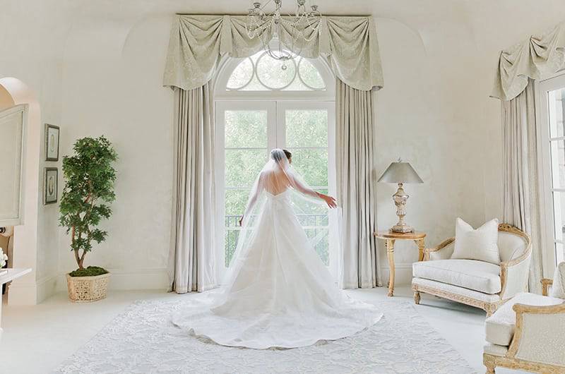 Mattie Jackson Wedding Getting Ready Bridal In Dress