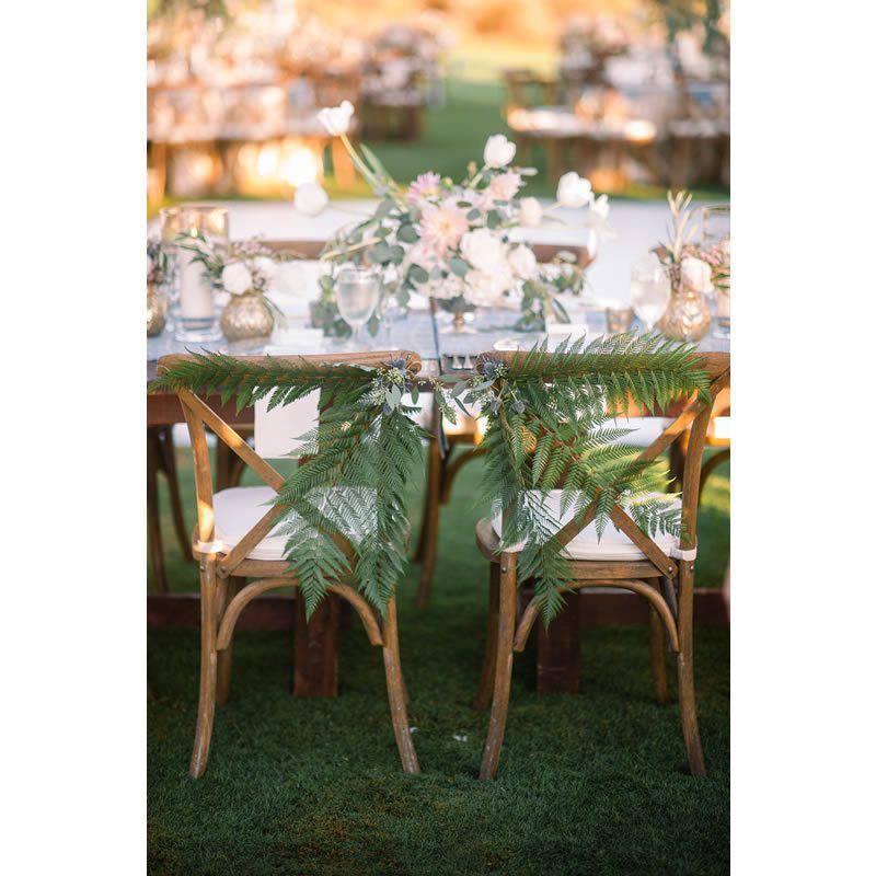 fox events rustic reception table close up