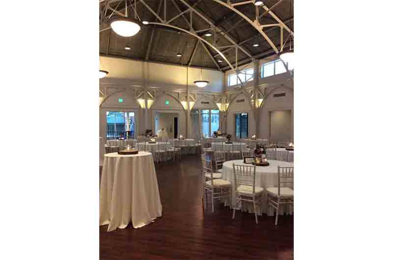 The Atrium wedding reception area