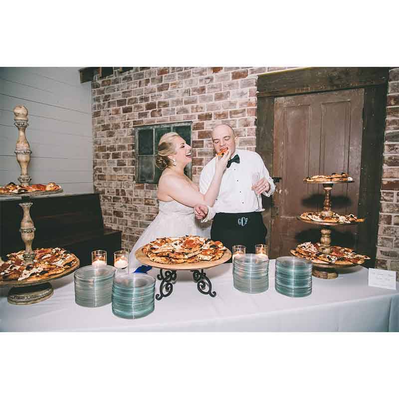 Real Wedding Alyana Lewis & Graham Cox Pizza Bar