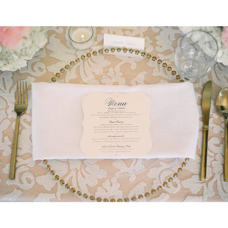 Frost Joseph Real Wedding Place Setting