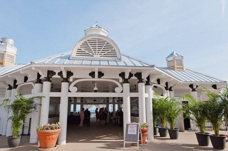 Wild Dunes Resort pavilion venue entrance