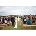 Lone Oaks Farm Wedding Father of bride wedding ceremony aisle