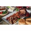 Corkys BBQ Full Service Catering shoulder rib platter