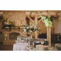 The White Magnolia buffet table reception