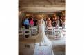 Petite Bourbon bride wedding ceremony