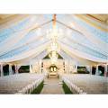 All Occasions Party Rentals Ceremony interior tent ceremony setup