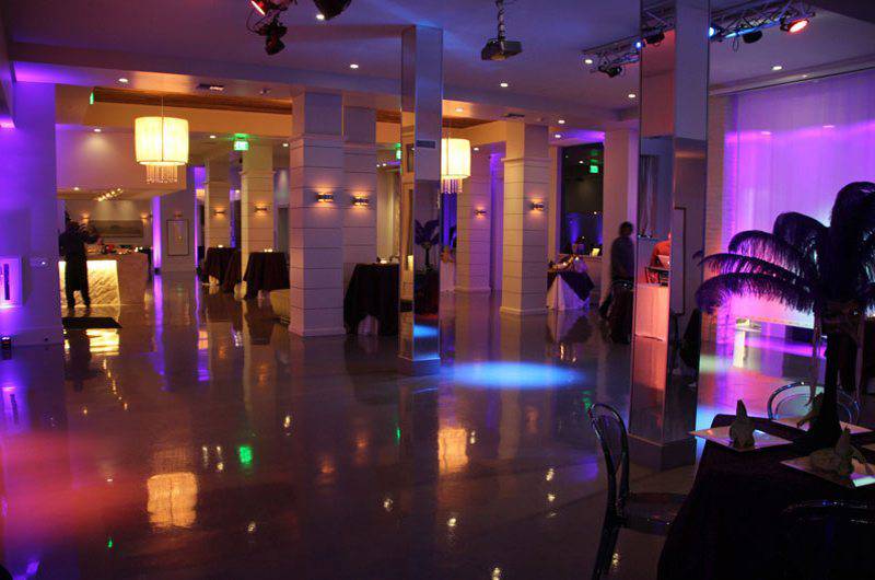 The Jaxson Venue Interior Colorful lighting