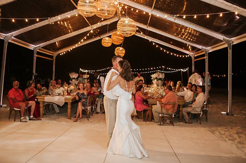 Courtney Hannan & Matthew Woltz Sandals Resort Father Daughter Dance 