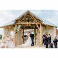 Hidden River Ranch Weddings & Events Couple Married Under Pavilion