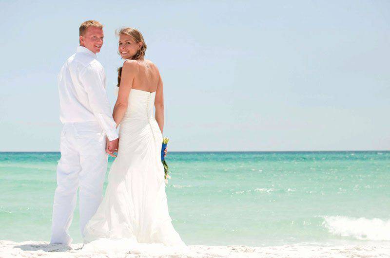 Emerald Coast Convention and Visitors Bureau bride and groom