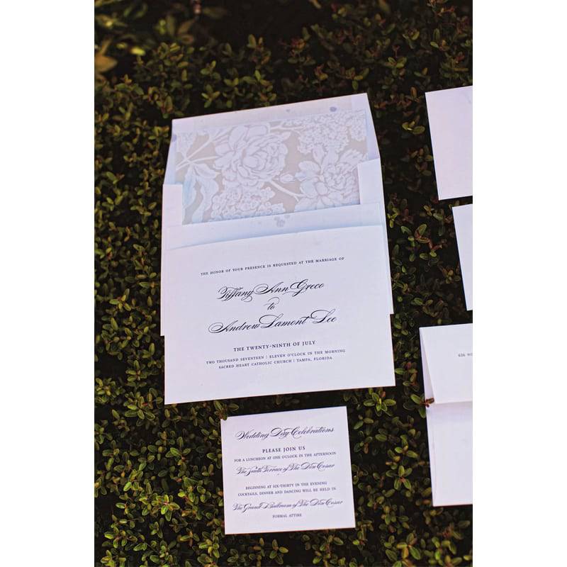 Tiffany Andrew Lee Invitations