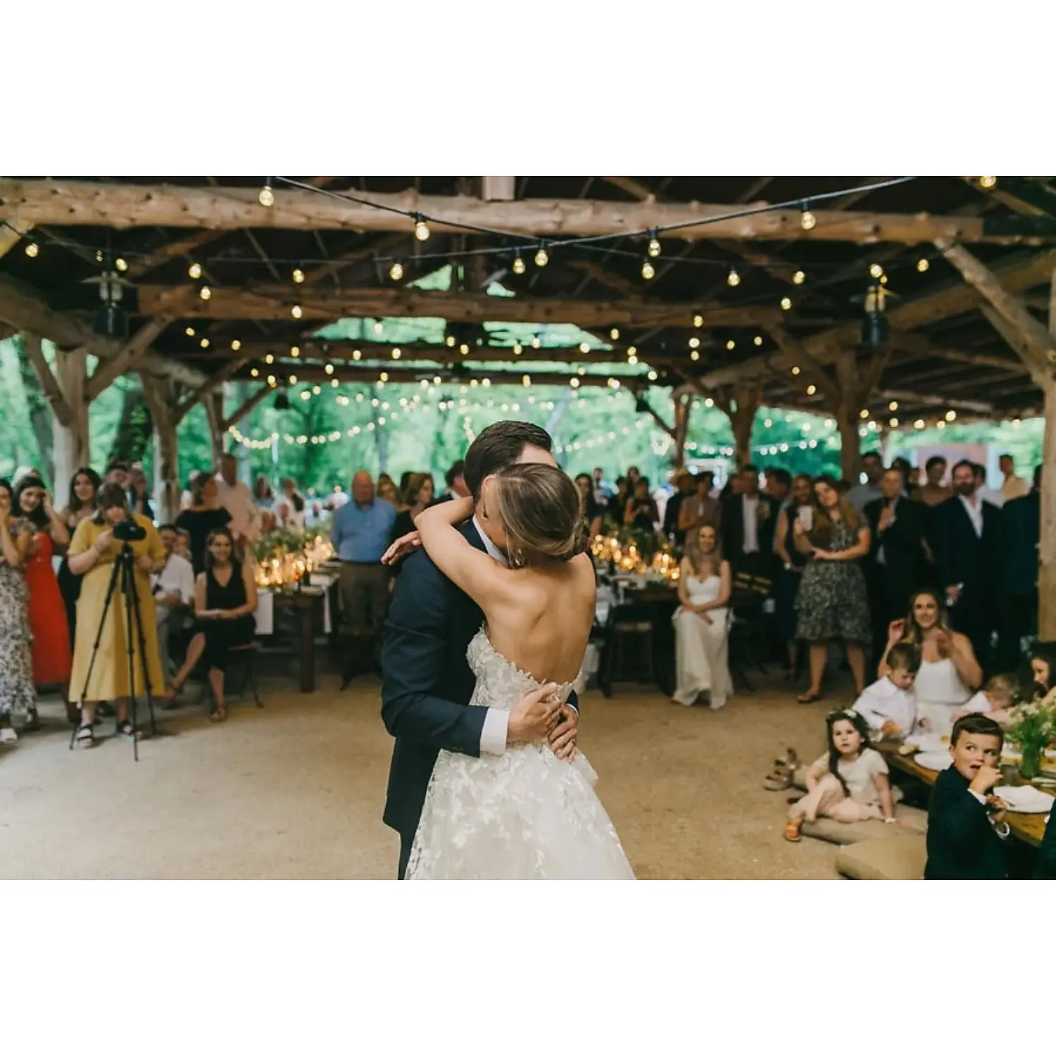 Dogwood Canyon Chuckwagon Pavilion Wedding Reception
