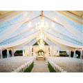 All Occasions Party Rentals Ceremony interior tent ceremony setup
