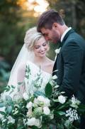 Piper Vine Photography Bride elaborate sunset couple portrait