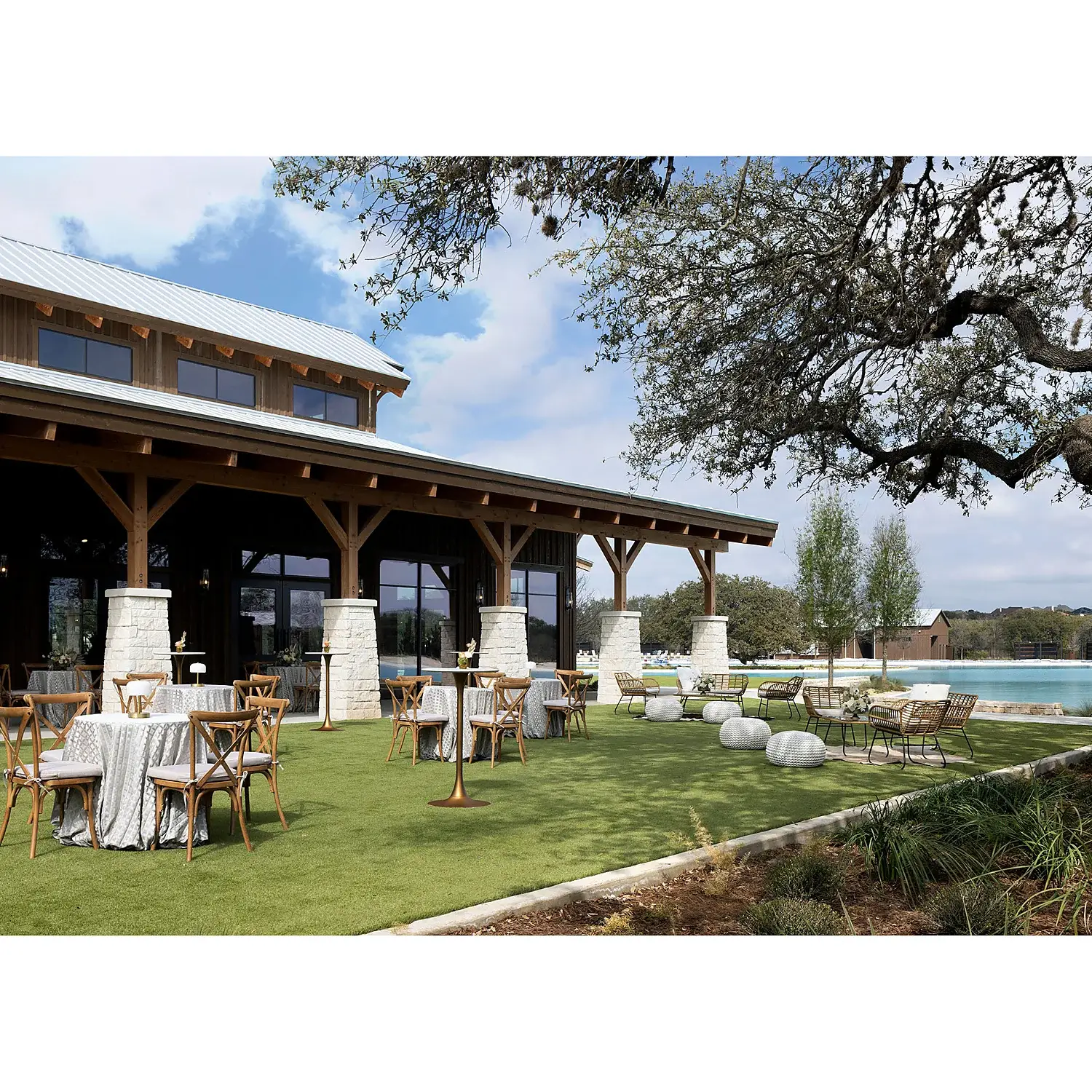 Hyatt Regency Hill Country Resort and Villas Texas Rancher Hall Exterior Lounge Lagoon
