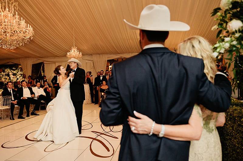 Mattie Jackson Wedding Reception Dancing Over Shoulder