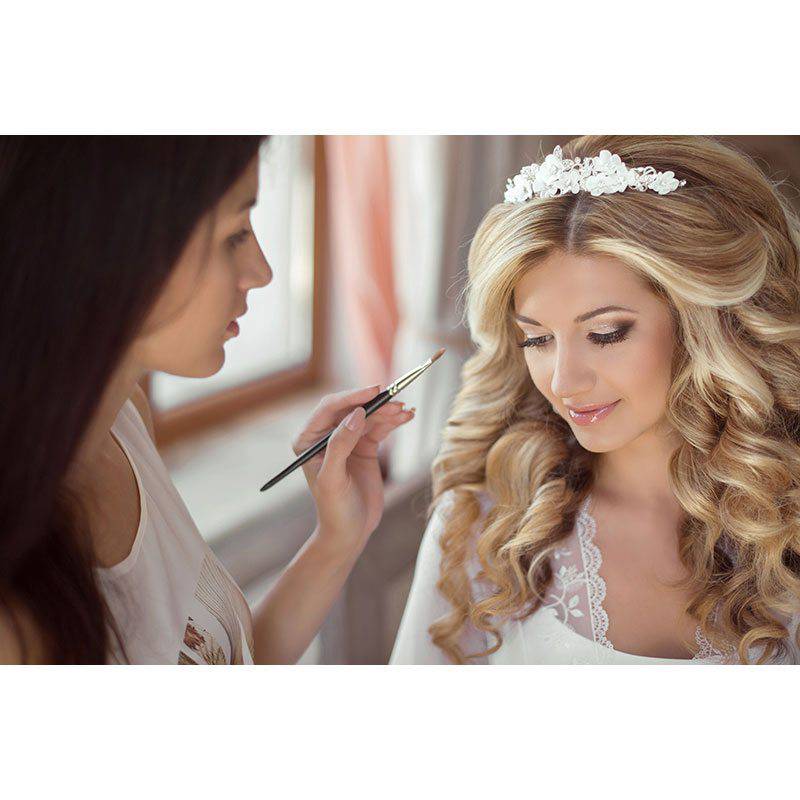 goulds salon makeup artist and bride