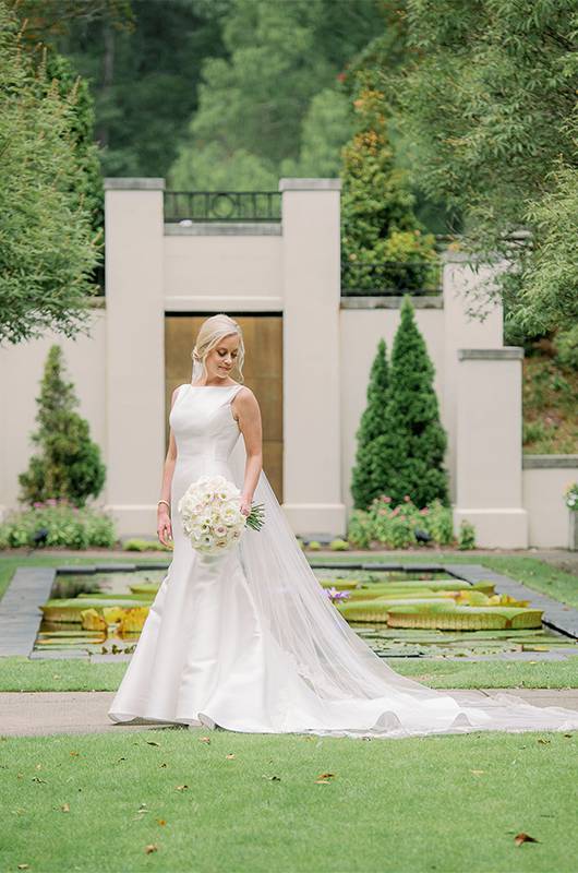 Sloane Bell And Brock Phillips Birmingham Real Wedding Bridal Shot