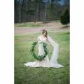 Piper Vine Photography intimate couple portrait wreath bridal portrait