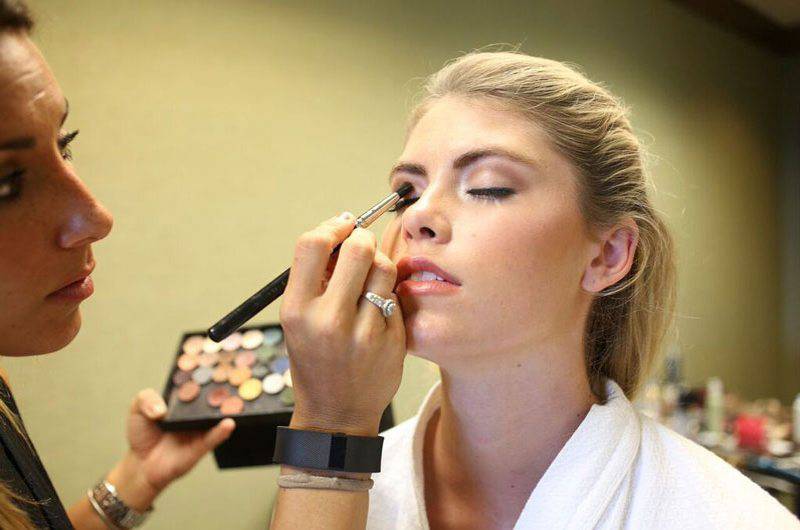 Heather Cosmetics makeup artist application makeup