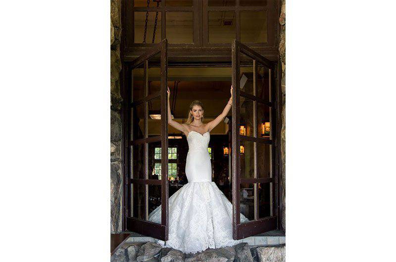 Michael Allen Photography Bride in window