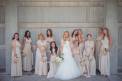 Tanarah Luxe Floral bride bridesmaid bouquets group photo