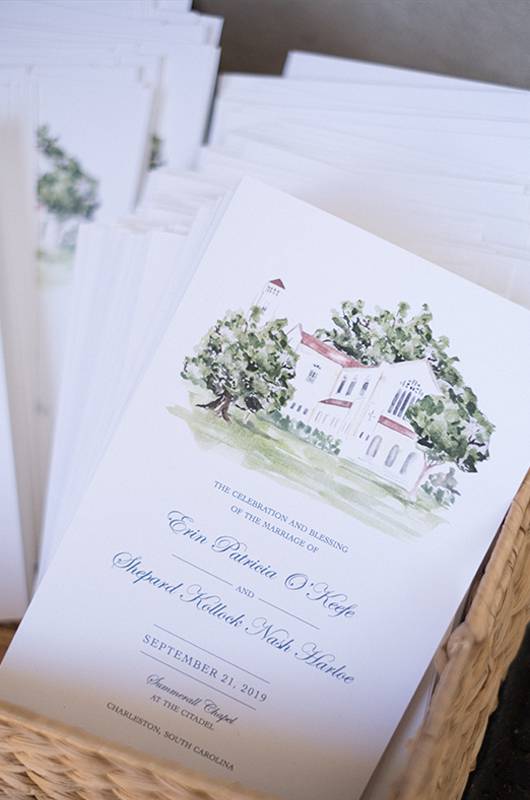 Erin OKeefe Nash Harloe Wedding Pamphlet