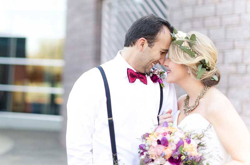 The Big Fake Wedding bride and groom