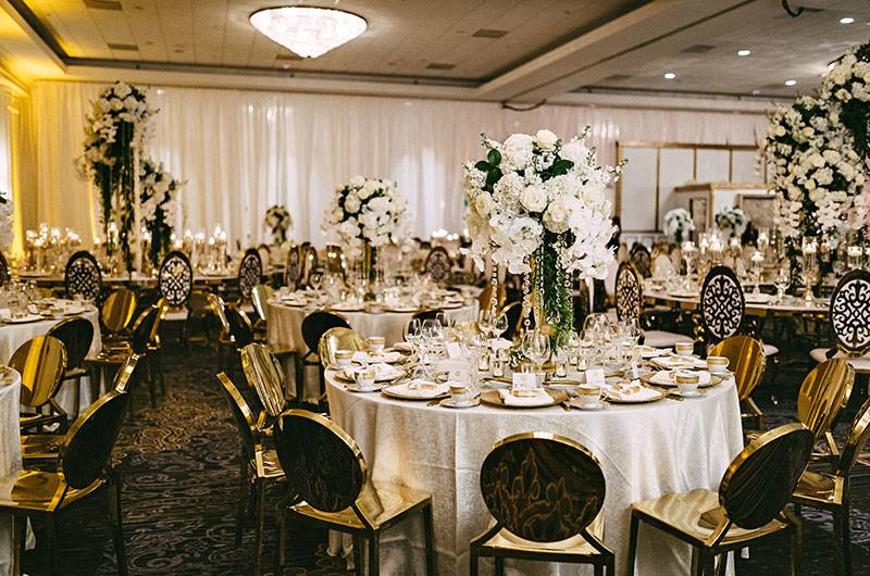 Margo Gronauer & Steven Saharovici Reception Tables