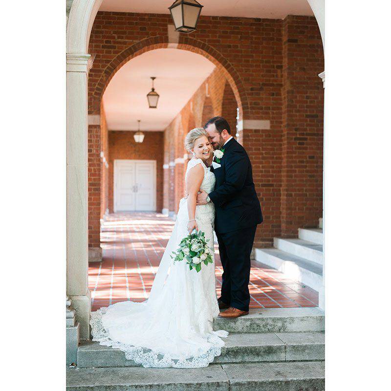 Piper Vine Photography Bride Landscape couple brick portrait