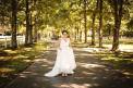 Maple Grove Farm bride outdoors nature path