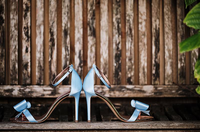Arielle Clay & Steve Potea Wedding Heels