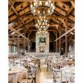 Hidden River Ranch Weddings & Events Inside Barn Looking At Fireplace