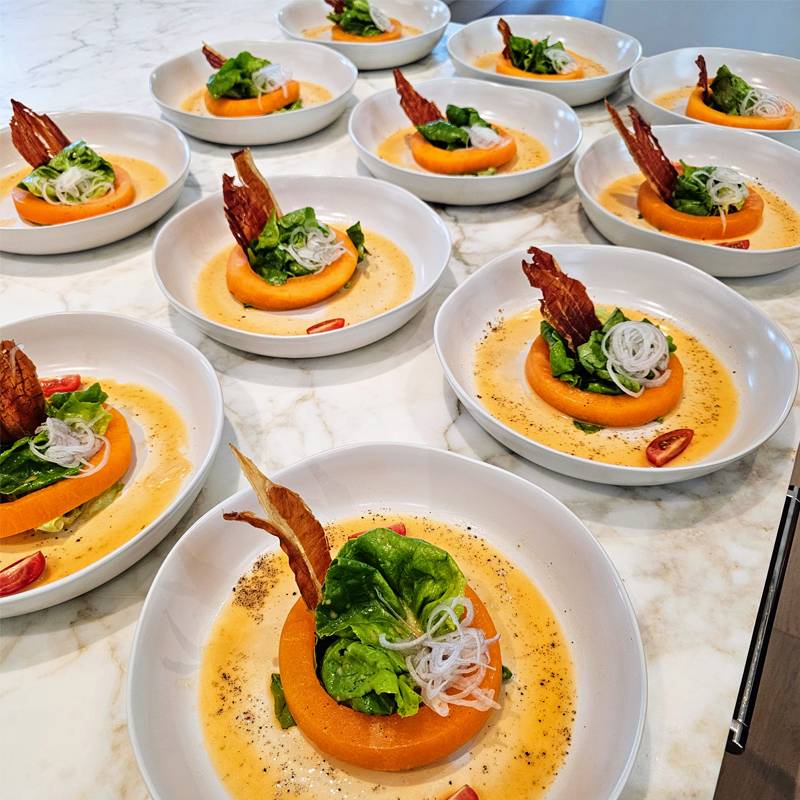 Marrow Chefs squash salad