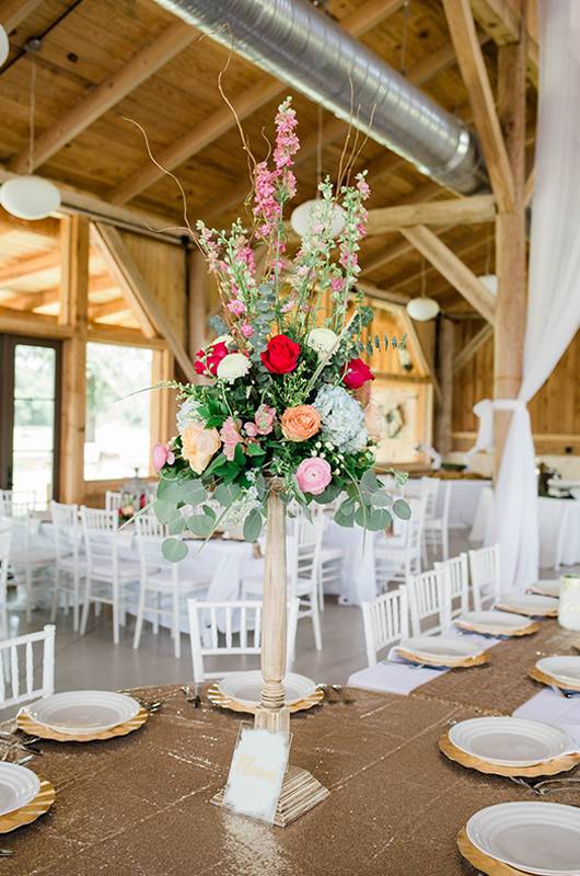 Brianna Geiger & Jimmy Nettles Wedding Centerpieces 