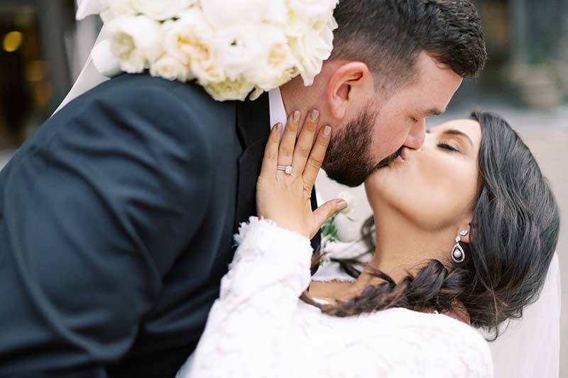 Tiffany Frangopoulos & Tyler Barnes Wed At A Timeless North Carolina Hotel Bride And Groom Reception