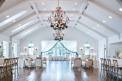 Hamilton Place At Pursell Farms White Ballroom Decor And Chadelier