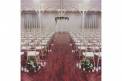 The Atrium wedding ceremony aisle with seating chairs