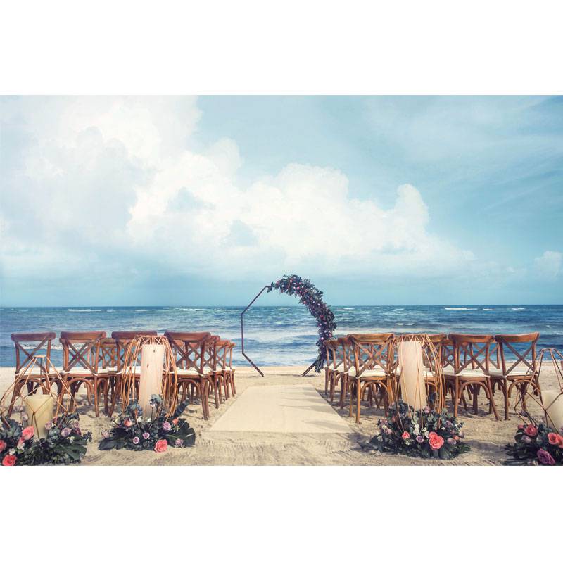 Unico Beach Wedding Setup