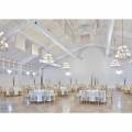 Avon Acres Hanging Lights Reception Round Tables